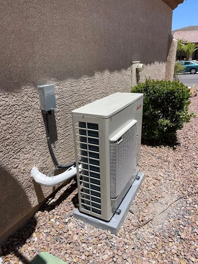 Residential air conditioning condenser unit in Middlesex